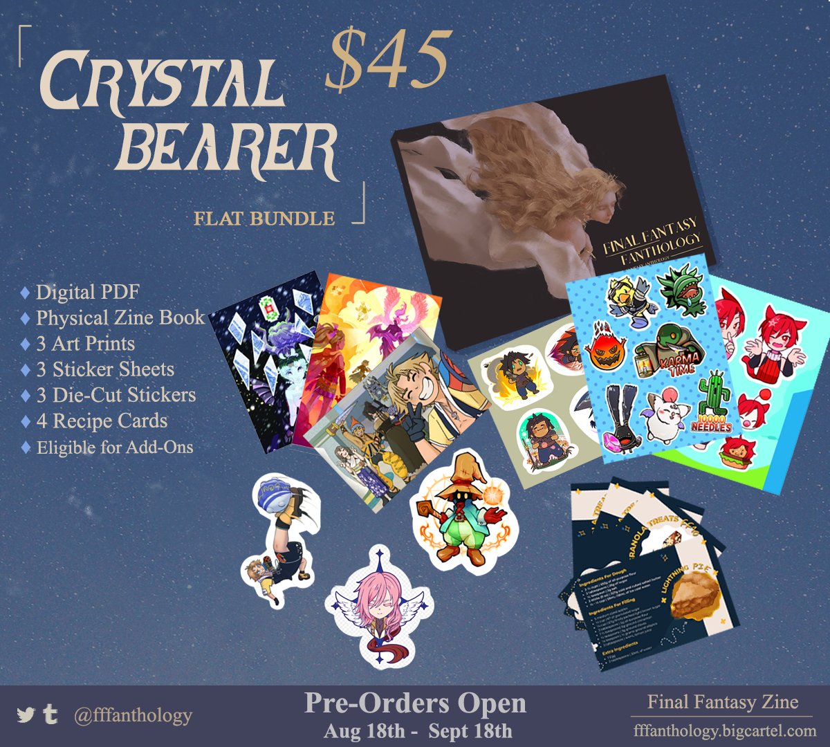 「Crystal Bearer」 
Flat Bundle ($45)