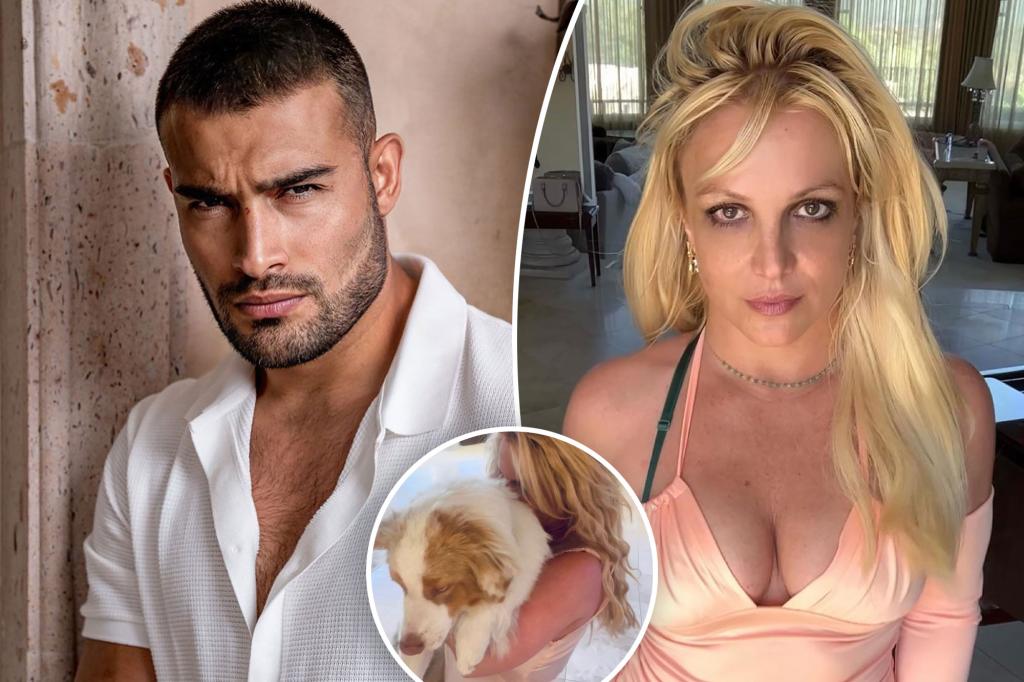 nypost's tweet photo. Britney Spears refusing to let Sam Asghari keep dogs amid divorce: report https://t.co/Hhf2AzuR3j https://t.co/UkkuKmcarS