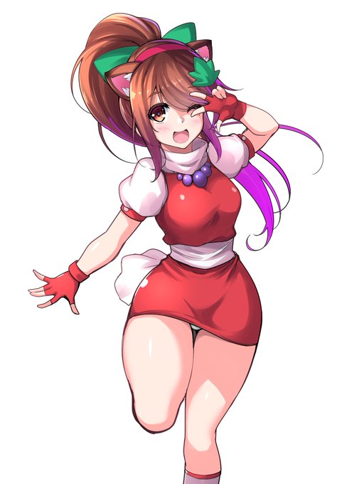 この絵自体はあくまでねる子さんのFAとしてアテナコスのねる子さんを描いたものだったんですが、
結果的にKOFのゲームの絵として大型ビジョンに映ることになり、
回り回って公式案件として自分の絵が採用されたようで、結構嬉しかったりします(*`ω` *) 