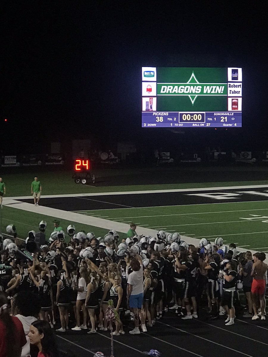 Dragons Win!! 38-21