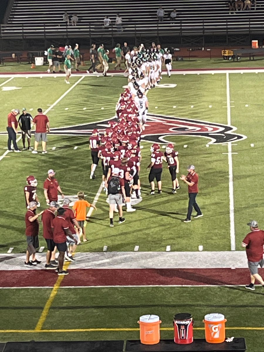 KDWA1460's tweet photo. FINAL SCORE: Prescott 26, #1-D6 Regis 0. Cardinals with an unreal performance. Cards 1-0, play Durand next week 

 @wissportsnet https://t.co/lH0SIuPT8Z
