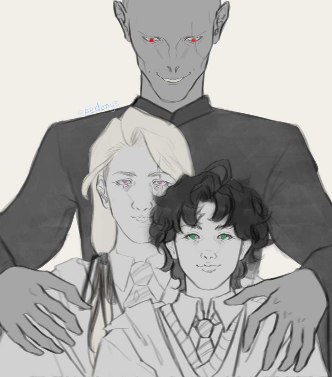 Day 5: Classic fantasy.
Inspired by the "Harry Potter" series, featuring lucemond as tomarry. (Hogwarts AU!hotd)

Last AU for this event ✨️ STORY IN THE COMMENTS >:3

#LcmdFatedAu #lucemond #LucerysVelaryon #AemondTargaryen #fanart