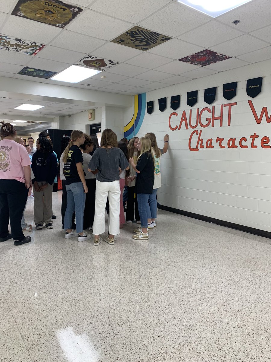 #CaughtWithCharacter we got our first thumb print on the Caught with Character wall 🎉 
#OPNormanLoudandProud
#FamilyandGoodThings
#BeTheDifference