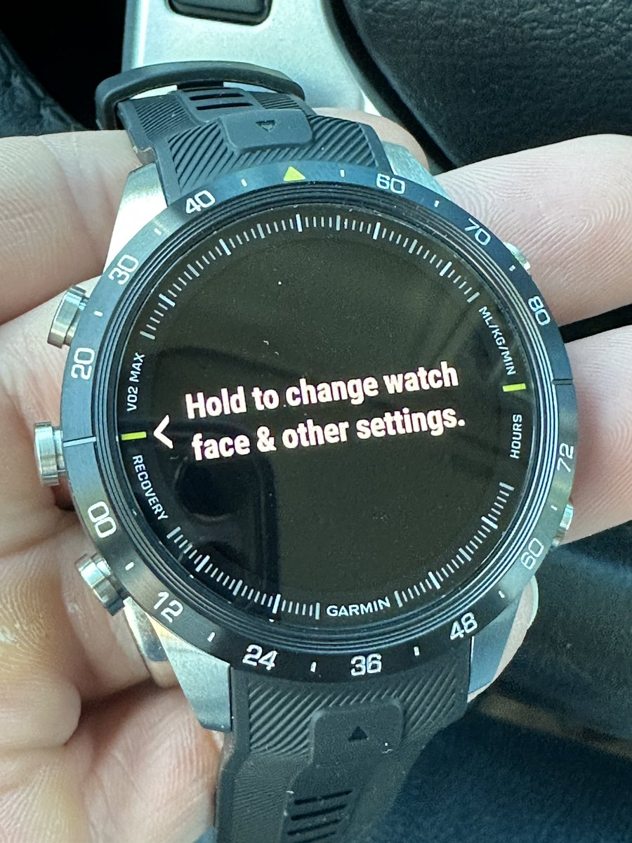 therealmattw's tweet photo. Barely :30 fresh out of the box and this happens….@Garmin @GarminFitness https://t.co/XW0sJTvTEL