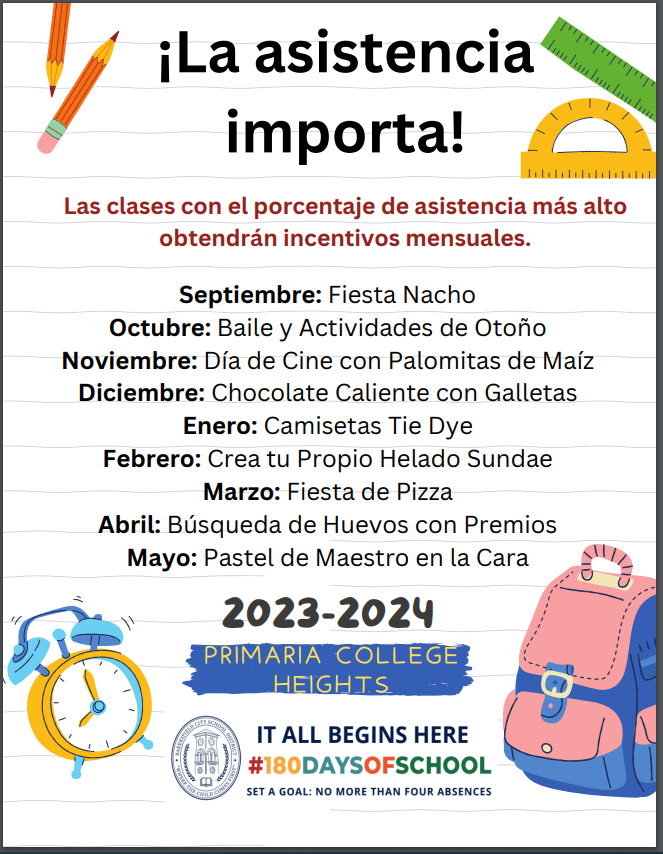 Students with Paw-Some Attendance have some fun incentives coming!