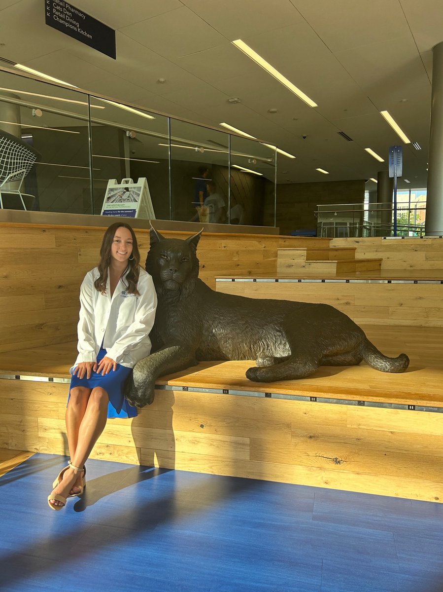 betsy_sparks13's tweet photo. So proud of this young lady & excited for her new adventure! Let the next chapter begin….Go CATS!! 💙🤍😼 #UKCOP #PharmD @kelseysparks27 https://t.co/byEVIsgnck