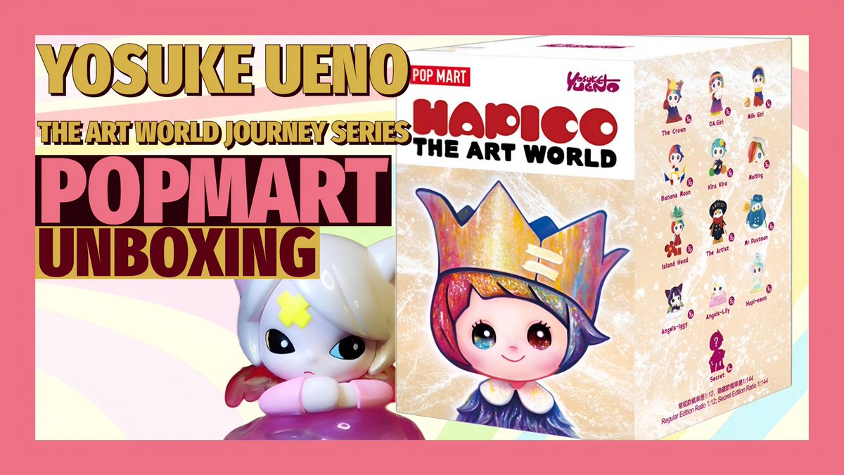 HONAMARUHOBBY's tweet photo. ▶ ついに来ちゃった！！！YOSUKE UENO The Art World Journey シリーズ👑開封したら最高だった！！！！
https://t.co/Et27EFLL5e
#POPMART
#YouTube
#チャンネル登録お願いします https://t.co/4j3Lw4pjBg