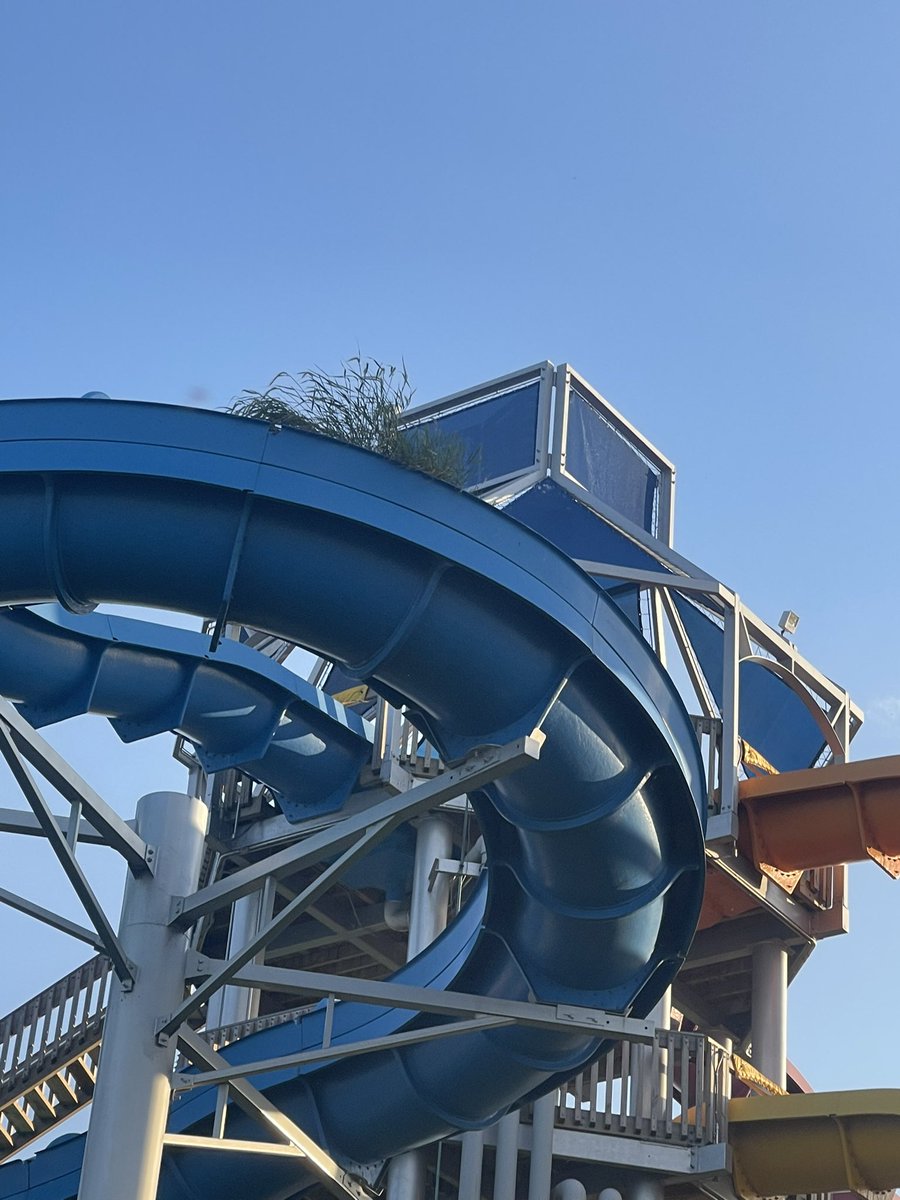 ron_tierney's tweet photo. @TonyClarkCP  is this added decoration to the water slide. https://t.co/MTv21r6qy5