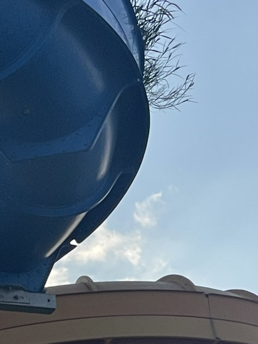 ron_tierney's tweet photo. @TonyClarkCP  is this added decoration to the water slide. https://t.co/MTv21r6qy5