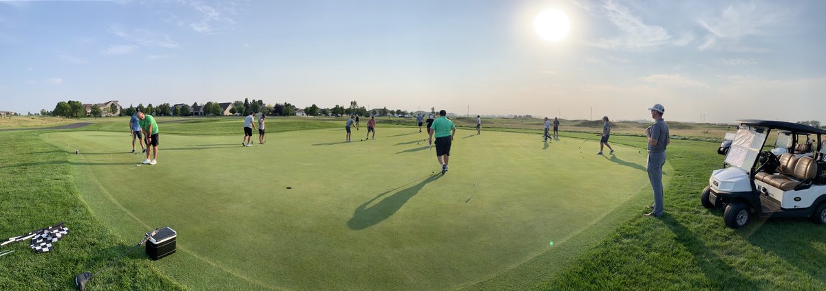 All city skills putting tourney.  Nice night, better, people!   Good luck! ⁦<a href="/GFCountryClub/">GF Country Club</a>⁩