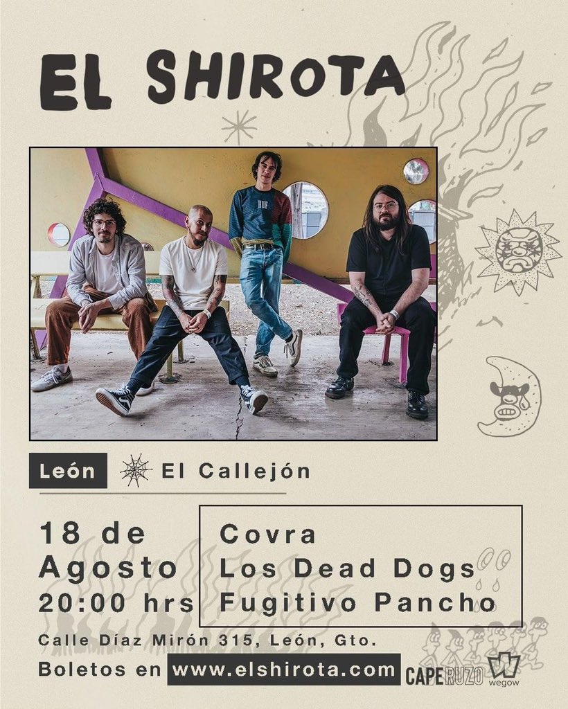 Hoy en León 🌀 últimos boletos en puerta o en elshirota.com/tour