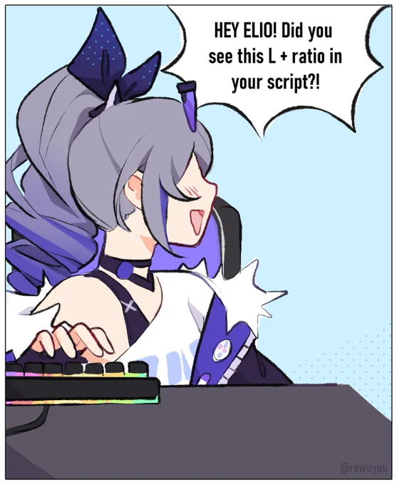 elio's script #silverwolf #honkaistarrail 