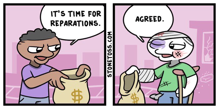 LxxLatin's tweet photo. Lies to push the reparations narrative.
Blacks were (&amp; are) the lefts riot dogs for desegregation.
Black communities &amp; businesses were decimated by desegregation.
Blacks couldn’t compete with white farms, schools &amp; businesses.
Now they demand💰for disastrous choices. #EATSAND https://t.co/POJ9hbcmqV