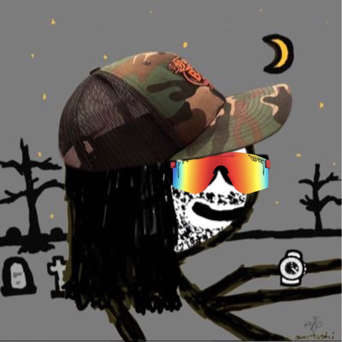 mfersummer_bot's tweet photo. G00Nr mfer is ready for mog summer https://t.co/J9IXg5CDAL