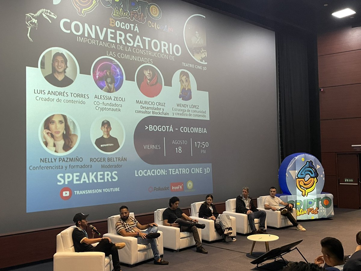 La #web3 vive gracias al poder de las comunidades! Y el mex power 🇲🇽 es un claro ejemplo de ello <a href="/Wenlopezn/">Wen ⚡️</a> <a href="/meximalist/">mexi</a> graaandes! 👏🏻 #Colombia tiene que aprender mucho de #Mexico! Y gran moderación <a href="/Monastery_NFT/">MonasteryNFT.eth</a> <a href="/Criptolatinfest/">Cripto Latin Fest</a> #Blockchain