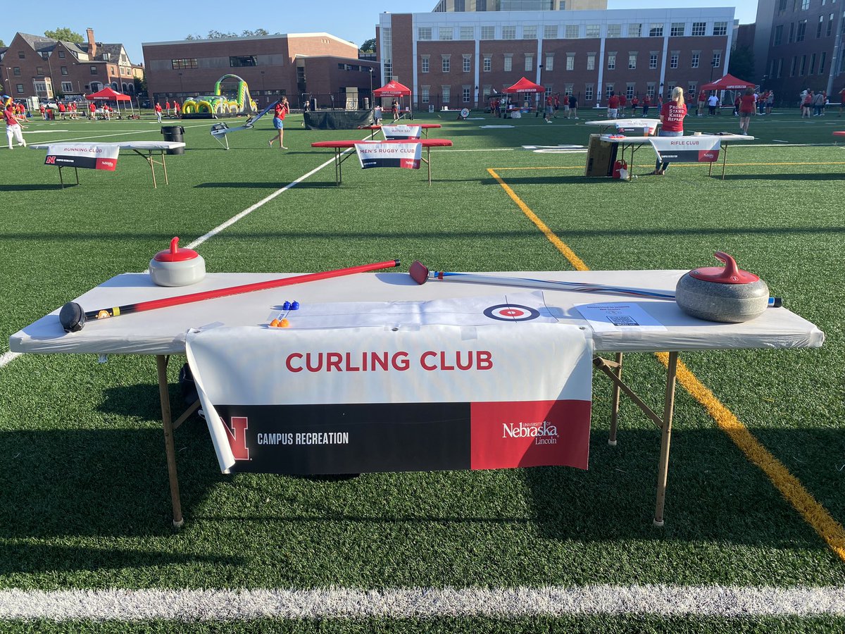 UNLCurling's tweet photo. Spread the word! We’re recruiting! Any full time UNL students are welcome to join!

Come see our table at Husker Mania from 7-9 tonight or the Street Fair from 6:30-8:30 Sunday.
#CurlBigReg https://t.co/y7pqgO57ux