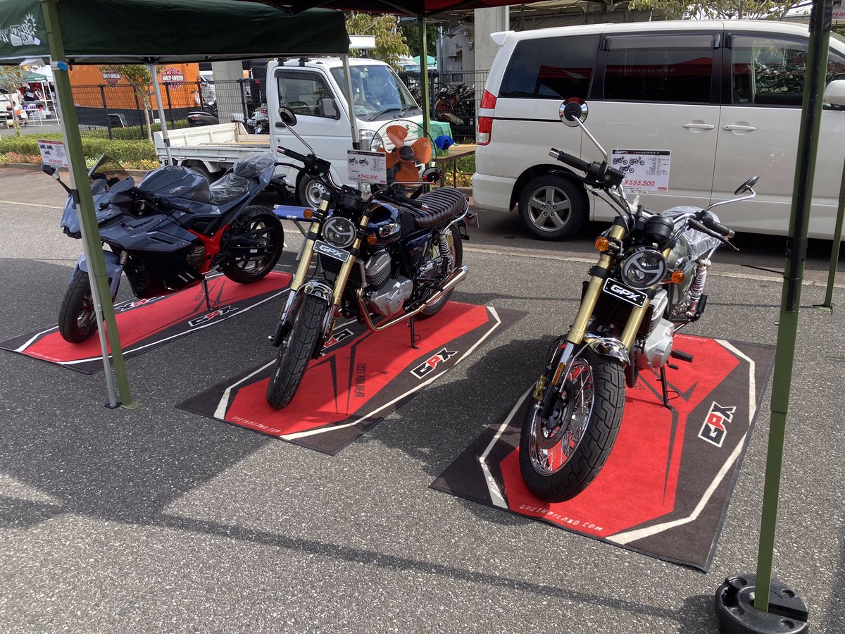 autoshopyamanak's tweet photo. 本日8月19日！
BDSバイクセンサー真夏の祭典2023
GPX代理店として出店致します！👏
9:00〜の開催になります！💁‍♂️

野性爆弾くっきー！によるトークショーや試乗会など盛り沢山のバイクイベントになります！🏍

バイク好きの皆さんのご参加
ぜひお待ちしております！🙇‍♂️ https://t.co/LsObm9ExTu