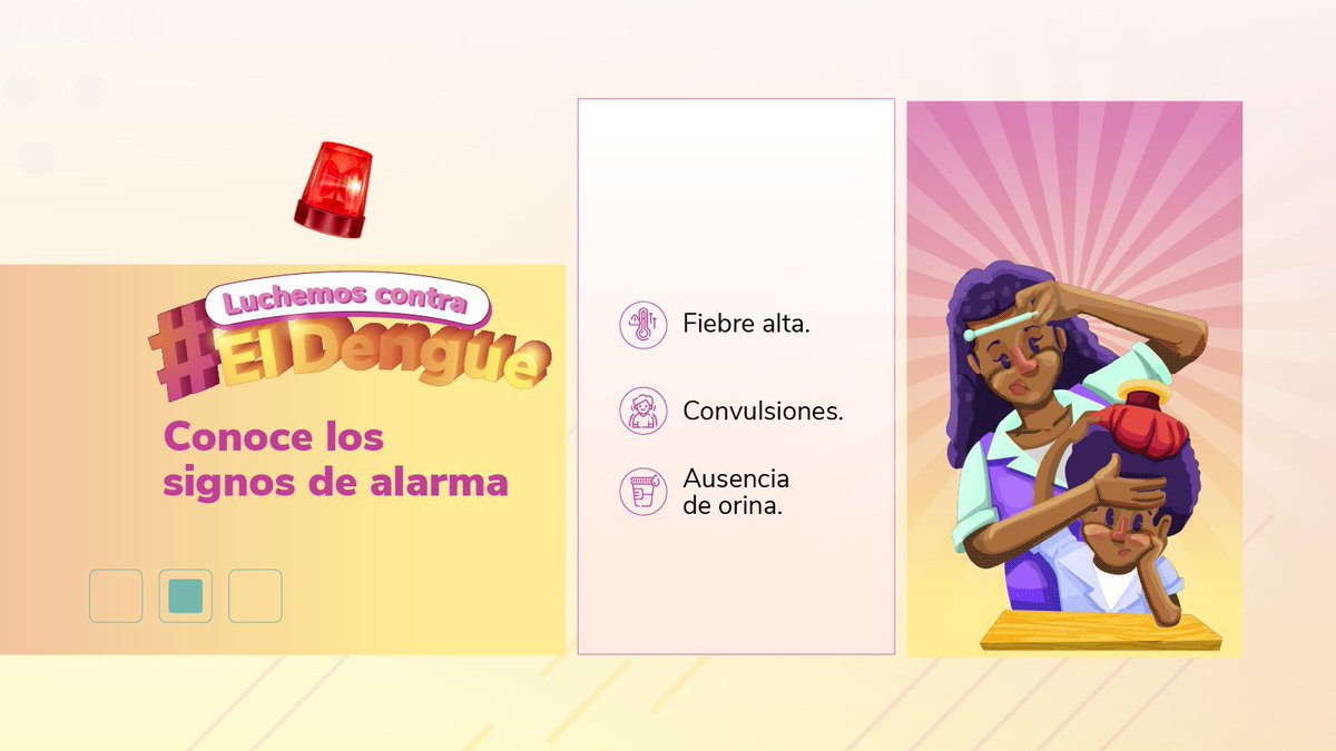 MinSaludCol's tweet photo. Conoce los signos de alarma🤒 del dengue, y si llegas a presentar al menos uno, dirígete de inmediato, al centro de salud más cercano. #LuchemosContraElDengue👊 https://t.co/Itqy4dZKja