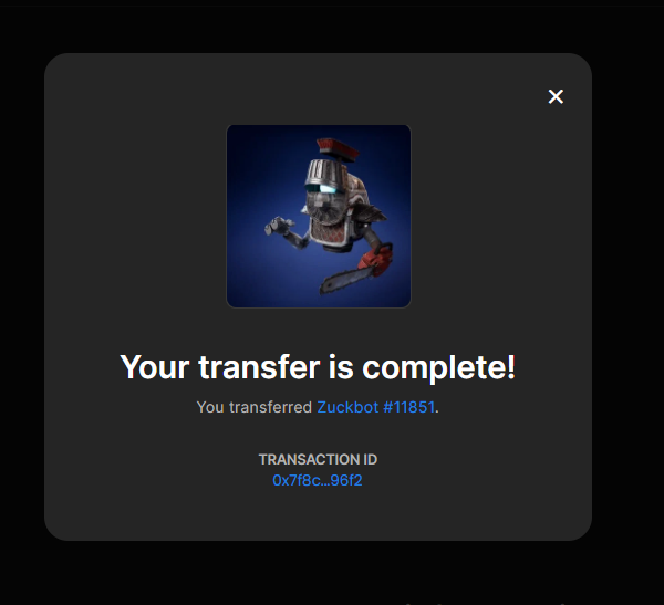 i64StudioNFTs's tweet photo. Just sent the living legend @hoolimedia_eth his prize from the @LootRushGames #ZuckBot #NFTGiveaway !!
Oh we got so many more giveaways lined up!
Who gonna be the next winner 👀
#NFTs #Web3 #KarrotGang
🐰🥕 https://t.co/Wx3jZM3pOn