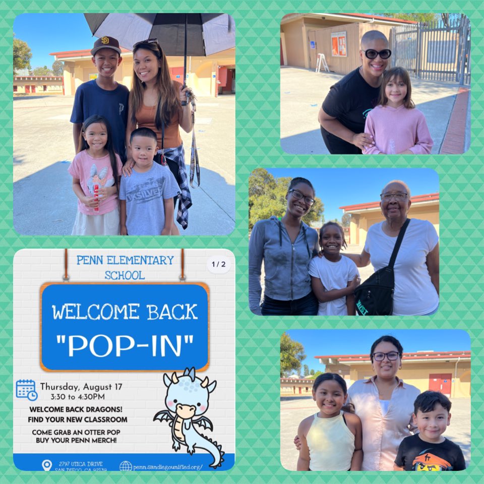 #WeLovePenn we were so happy to see our families and students on campus!!  We can’t wait to see you all on Monday. Back to School, Back to Learning!
<a href="/sdschools/">San Diego Unified</a>