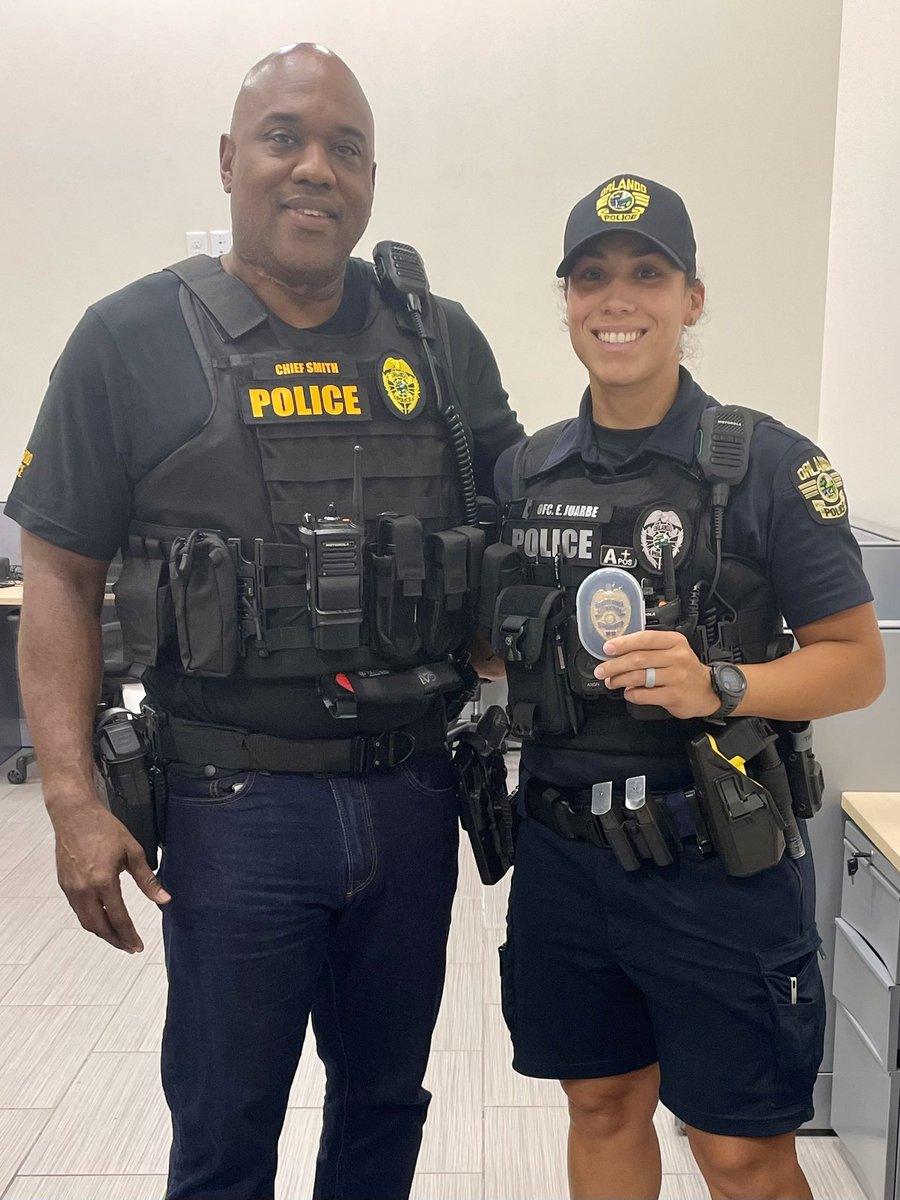 Congratulations to Corporal Erica Juarbe on her promotion to Sergeant! 

Sgt. Juarbe began her career with OPD in 2016. She has worked as an officer in West Patrol, on the Downtown Bike Unit and most recently on our I-Drive Bike Unit. 

Congratulations Sergeant Juarbe!