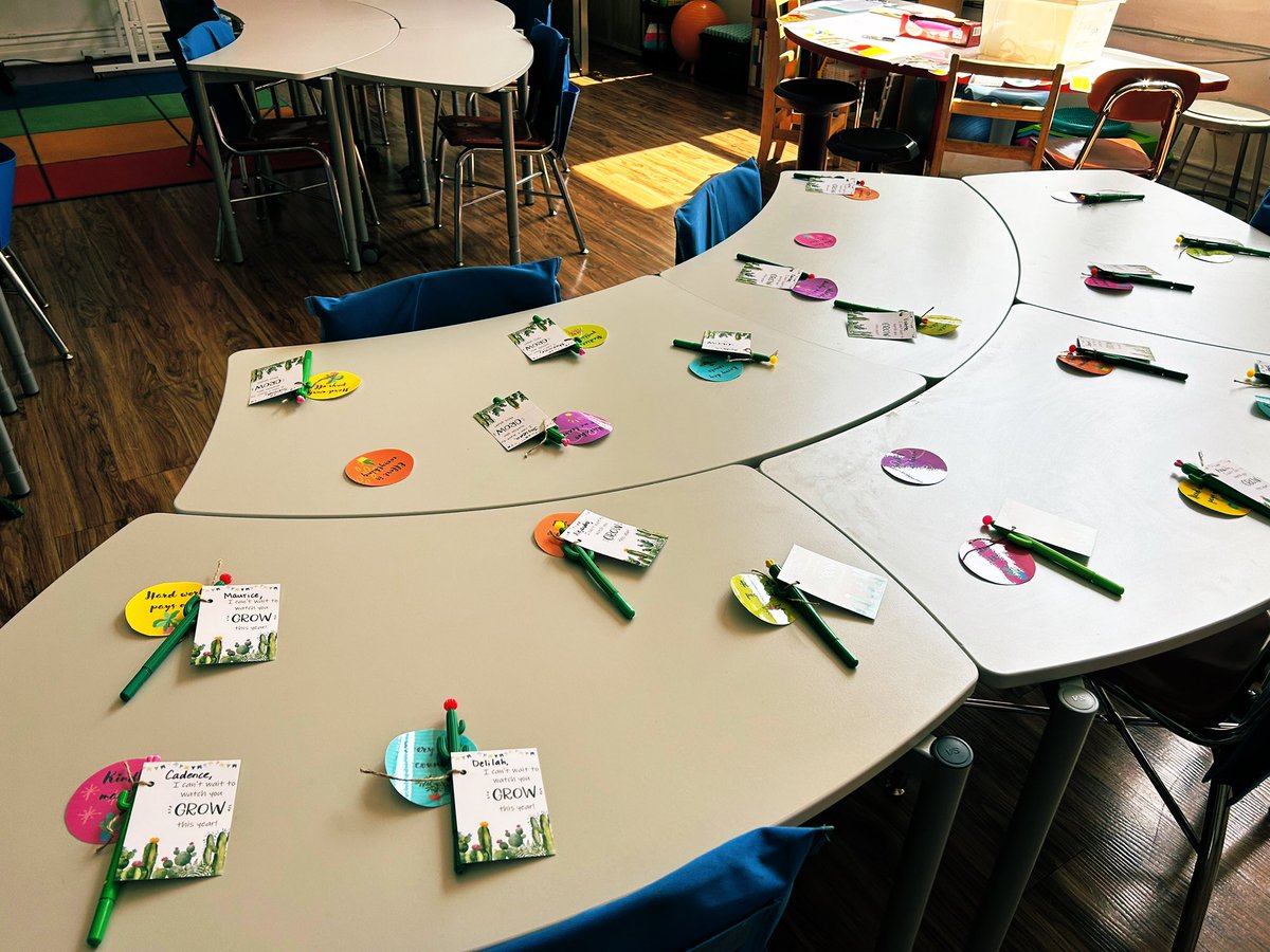 MsStolberg's tweet photo. Our classroom is finally feeling ready for students and was so great to be filled with scholars and their families at meet &amp; greet today! #newschool , year 9 teaching #2ndgrade. Excited for the 23-24 school year!💙📚 #BackToSchool #TEACHers #teachertwitter #elementary #teach https://t.co/9q8cxAZhC1
