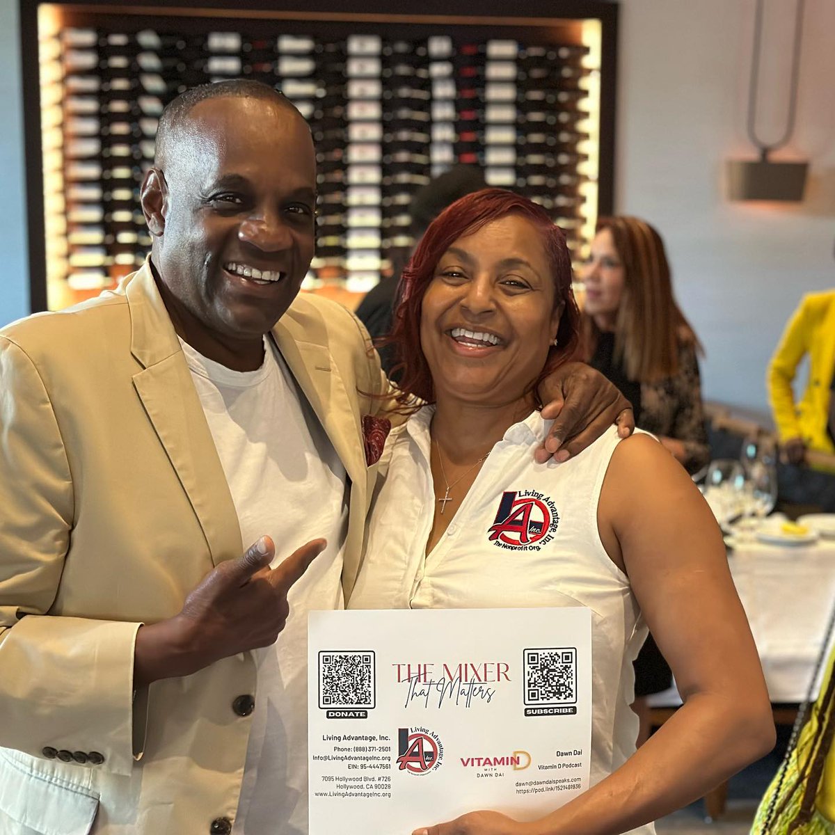 LivAdvInc's tweet photo. It’s all smiles after a great night at @fogorestaurants  for our Mixer That Matters event! Thank you so much to everyone who came out to support our foster youth! It truly was a night that Matters 🤩#fundraiser #mixerthatmatters #mixer #matters #livingadvantage #lainc #campaign https://t.co/TMLjO2JaHf