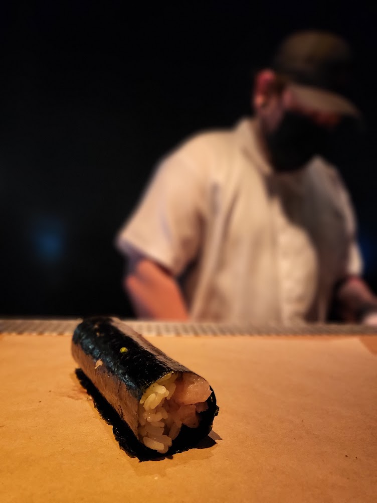 When you play too much #davethediver and you see him IRL making handrolls. Is this real life or am I still playing..?