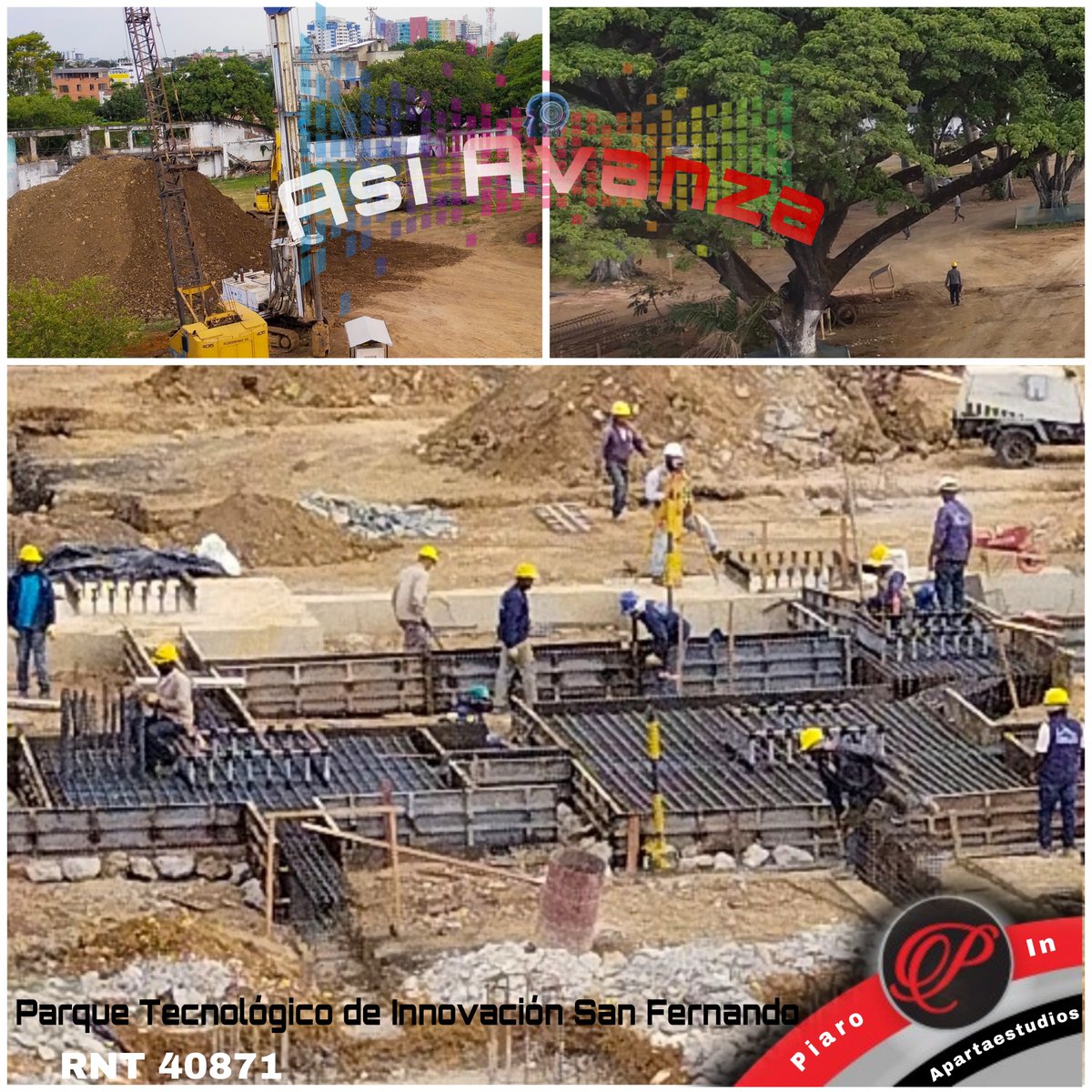 PiaroInCali's tweet photo. Avanzan las obras del Parque Tecnológico de Innovación San Fernando. Muy pronto Caleños y visitantes tendremos acceso a espacios cibernéticos, y al más avanzado planetario del país. https://t.co/umaWPeMTMK #hotelpiaroin #piaroerestú #ideariomisitio #tequeremoscali #alcaldiadecali https://t.co/9s4S2Xwhs8