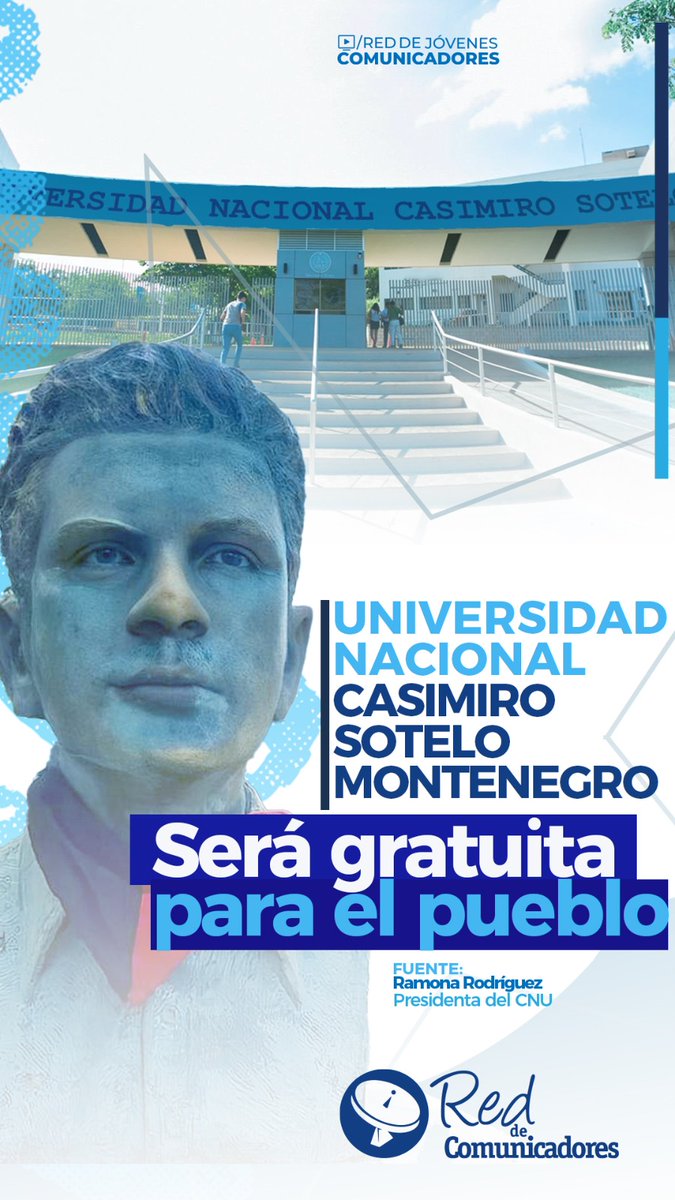 "Revolucionando la Conciencia, llegamos a la Libertad"💫

Lema de La Universidad Nacional Casimiro Sotelo Montenegro✊
#VictoriasDelPueblo #PLOMO19 #UniversidadDelPueblo <a href="/CarlosEmilioDH/">Carlos Emilio Lopez</a> <a href="/BERINGESQUIVEL/">Bering Esquivel</a> <a href="/NicaSoberana/">Tania la nica soberana</a> <a href="/DrSuazo915/">𝙎𝙪𝙖𝙯𝙤 ☭✊🏻🇵🇸</a> <a href="/tincho210/">🆃🅸🅽🅲🅷🅾️✌️</a> <a href="/MarthaLorenaGu7/">Martha Lorena Guido</a> <a href="/jguevaraNic/">AИTOИIO ⅁UƎVAЯA❤🖤✌🏽🇳🇮</a>