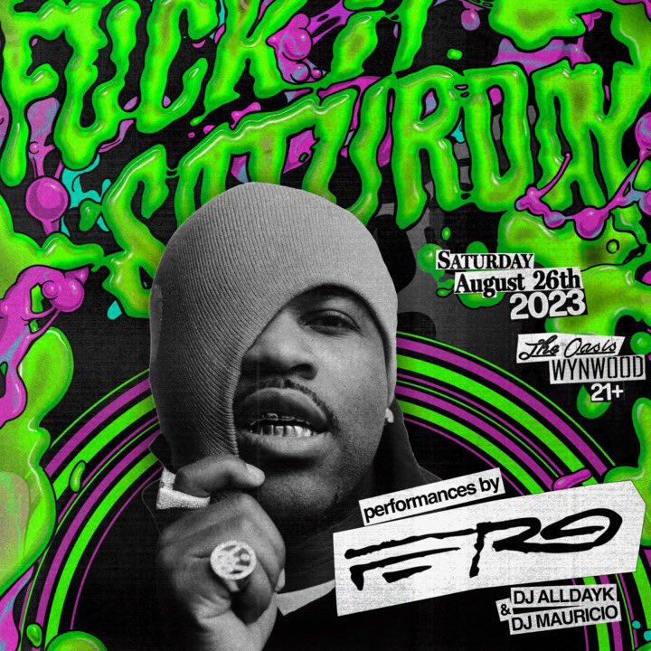 LETS GOOOOO!! Your favorite mutants favorite mutant will be in Miami giving you the play by play at Fuck it Saturday 

Shout out Yuga Labs for sponsoring me in Miami for a live TG spaces and full coverage at the party. Don’t miss this BANGER 🫡