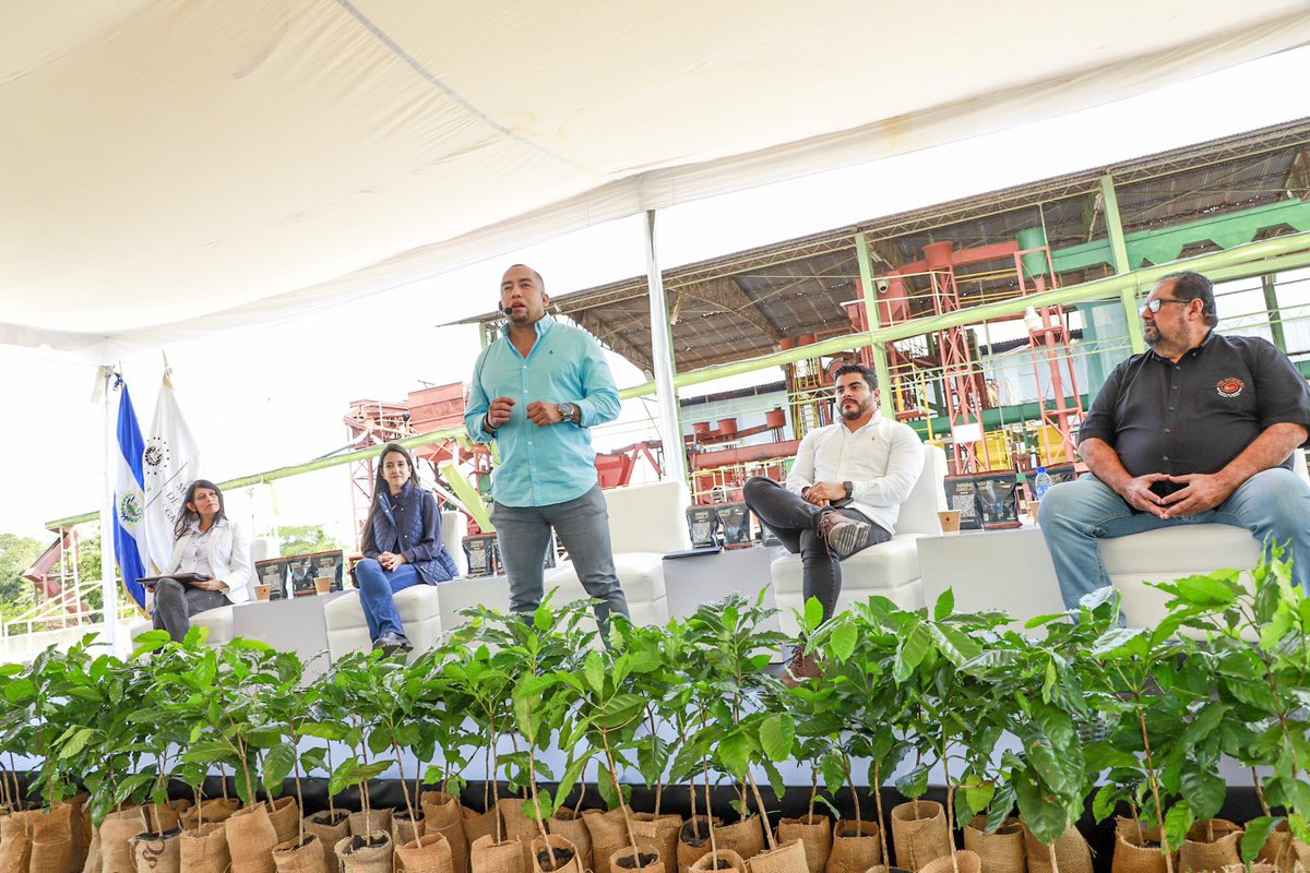 Carlos10Bm's tweet photo. This day together with government authorities, we officially announce the relationship between @Making_Coffee_ and  El Salvador.

Thanks to the support of our authorities and especially the producers who joined us. ☕️🇸🇻

Coffee and #Bitcoin are now a reality in our country and the entire world.

Making Coffee is here! ☕️🇸🇻