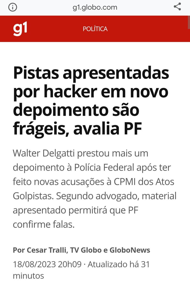 taoquei1's tweet photo. O hacker de Araraquara agora responderá por falso testemunho? https://t.co/9doijKCZ0k