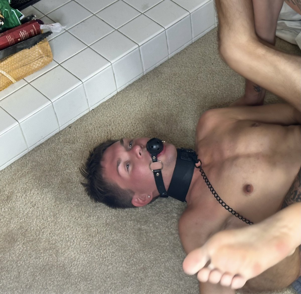 Me tryin to spit out a ball gag because I was slightly choking 😂