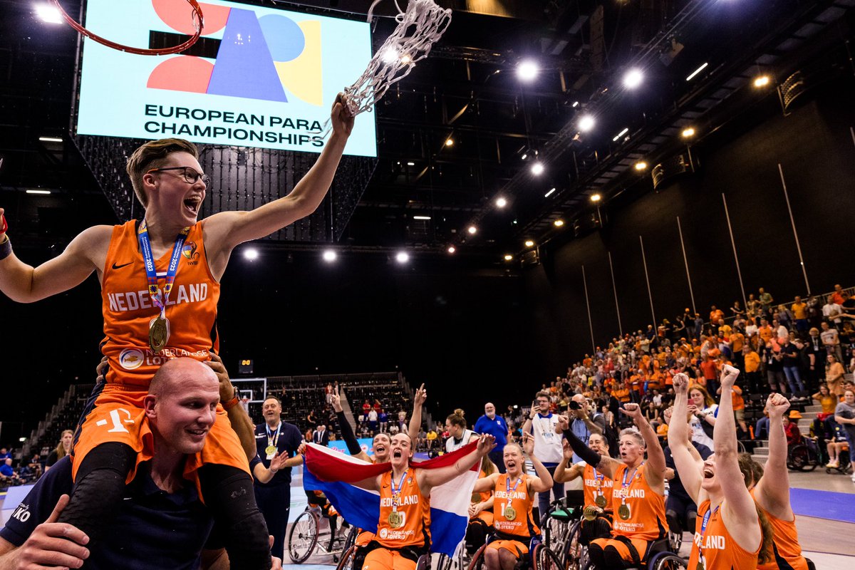 EUROPEES KAMPIOEN! 🧡#epc2023 #teamNL #paralympics #basketballnederland