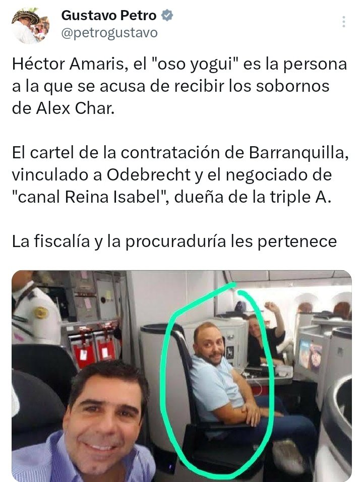 Laucamkilla's tweet photo. Me indigna mucho que Alex Char @AlejandroChar con tantas investigaciones y señalado de presunta corrupción siga tan campante.

Mientras la Fiscalía y  Procuraduria siga siendo de bolsillo del Clan Char,  nada pasará. 

#ElIntocable https://t.co/LLAwM0qEWK