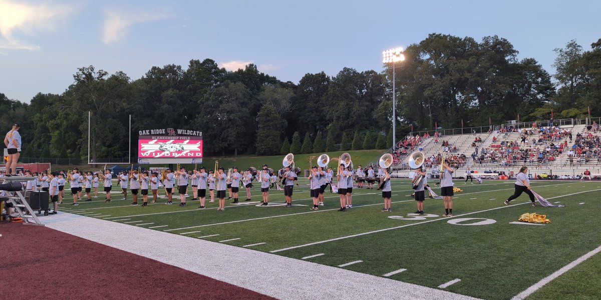 If your band doesn't start the season with Black Sabbath, you may be doing it wrong. Great start to the performance!