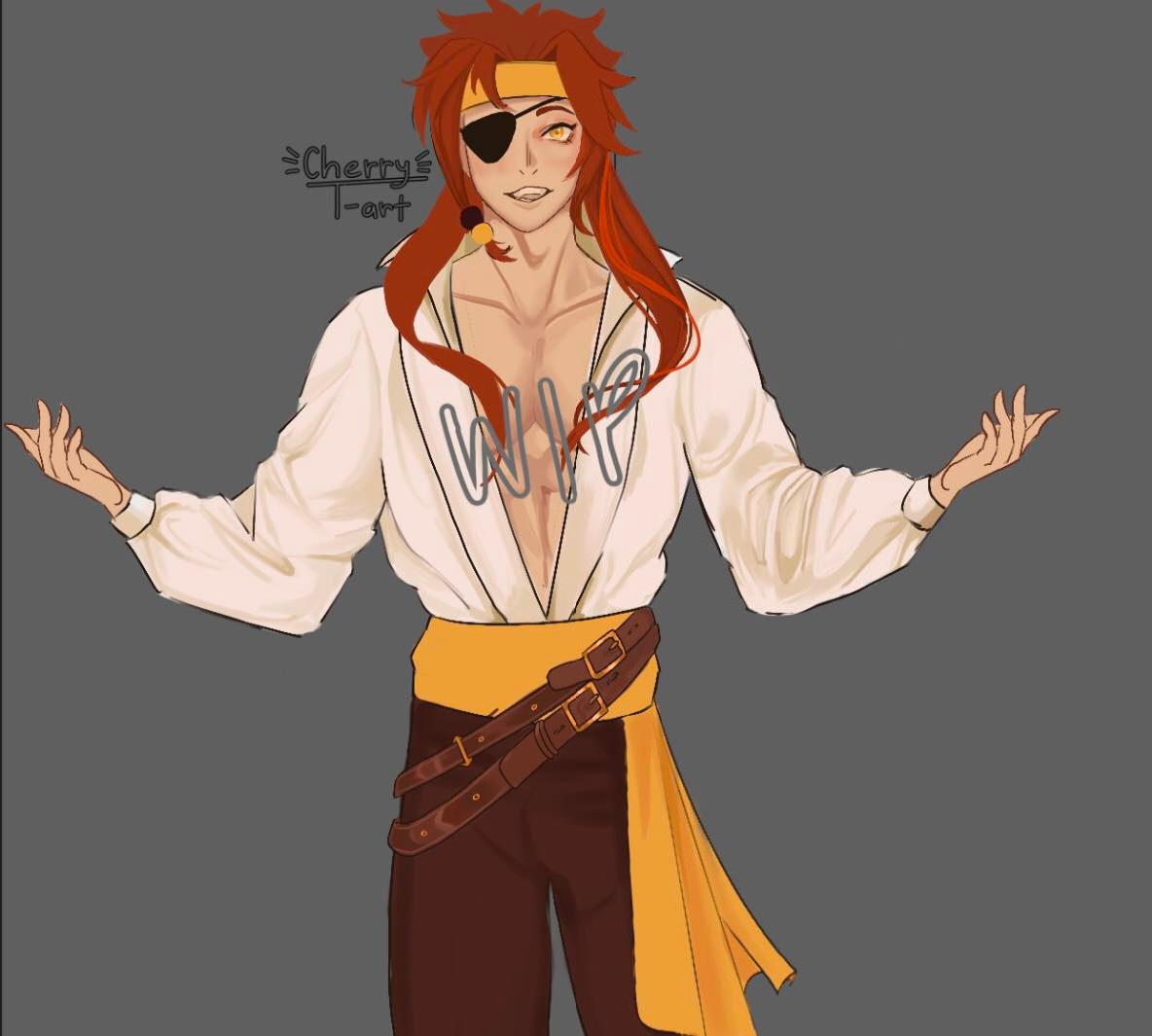 dee_hemonslayer's tweet photo. A WIP of my pirate boy! Who else loves pretty boys? ✨ 

#art #Vtubers #adoptables #adoptable #Pirates #prettyboy #anime #mangaart #ArtistOnTwitter #DigitalArtist https://t.co/wt0T3gS0O0