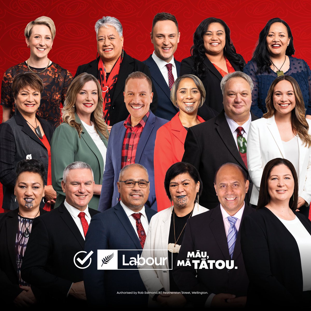 Your Labour Māori Caucus Co-Chairs, Ministers, MPs, and our 6 NEW #wāhine #Māori community advocates - ready for election 2023 and #InItForYou! #nzpol