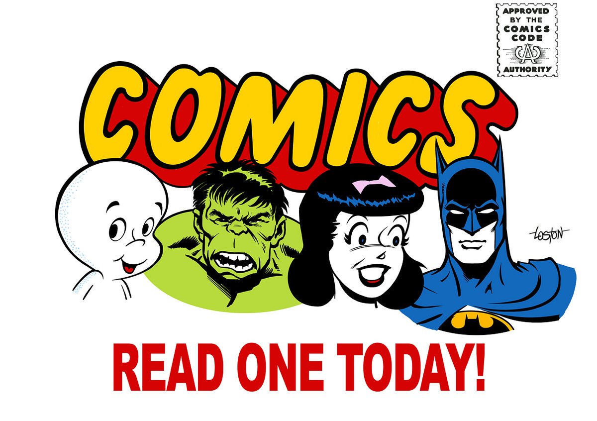 Loston_Wallace's tweet photo. #ComicBook #SpinnerRack #Batman #Superman #Hulk #SpiderMan #Archie #Veronica #Casper #RichieRich
I recreated a vintage spinner rack topper, and then I decided to create one of my own featuring other comic characters. Hope you enjoy seeing them both! https://t.co/Zdv6mFvRCV