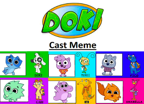 LewnarM's tweet photo. Here's a Cast Meme from Doki https://t.co/Ien3qtDKWe