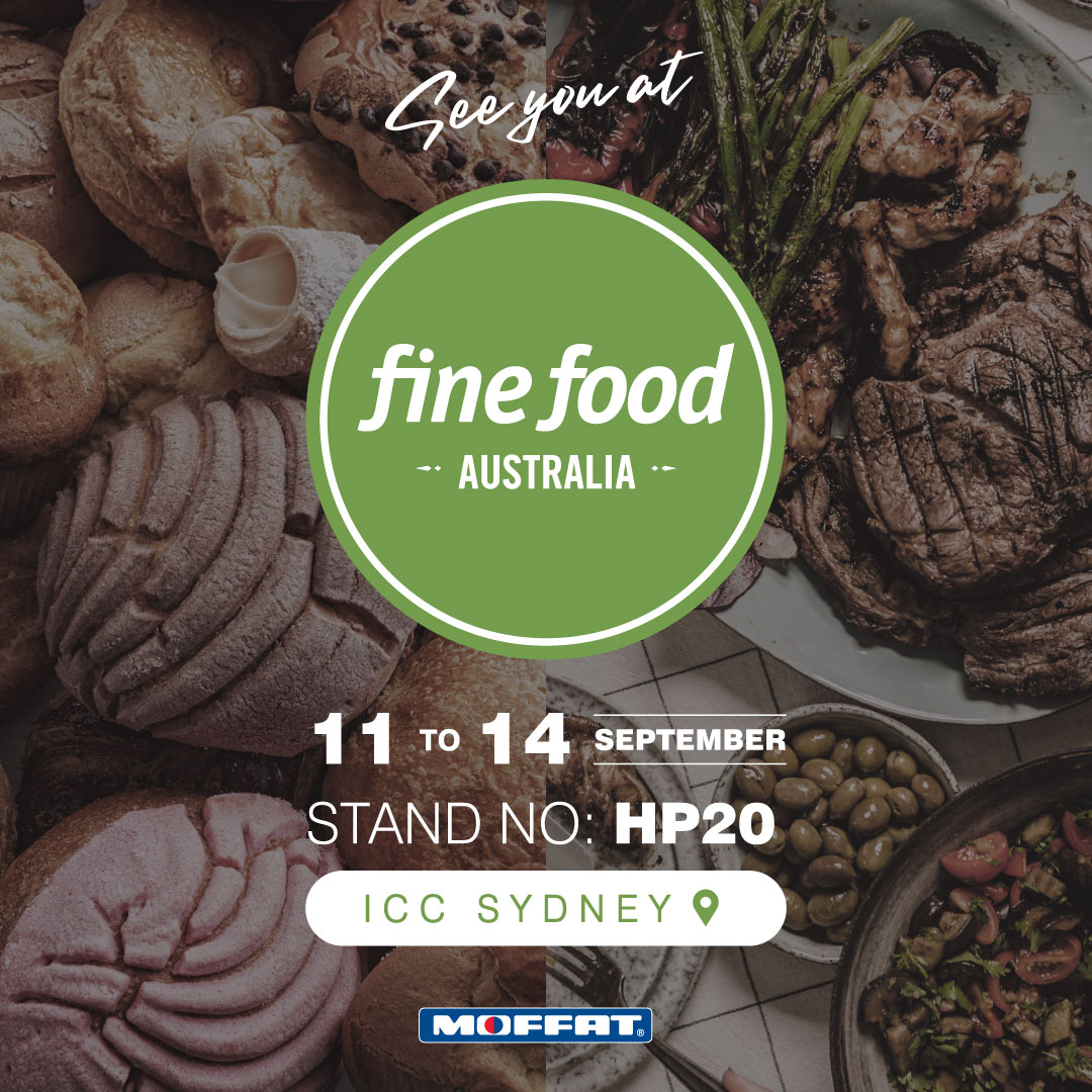 moffat_anz's tweet photo. Don't miss the Moffat stand at 2023 #FineFoodAustralia.👍
All our major brands are on display: #Turbofan; #Blue Seal; #WaldorfBold; #Convotherm; #Washtech, and our #baking equipment lineup.✅
Talk to our experts and see live demonstrations.
Register now https://t.co/fg6fkbieE0 https://t.co/XcAGH5IhBd