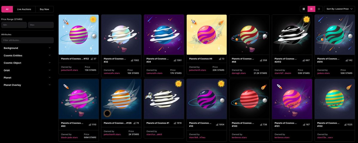 There is only one $AKT planet listed on the market and its 21k $STARS 🥵

Pamp it 🚀