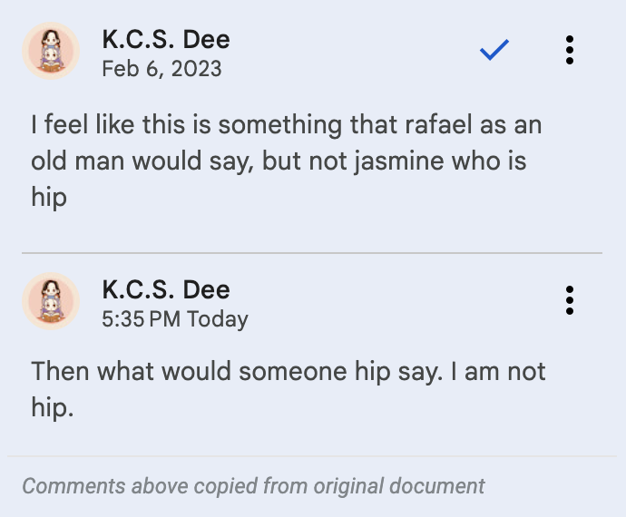 kcsdeebooks's tweet photo. when co-authors edit: https://t.co/bknE527Zog