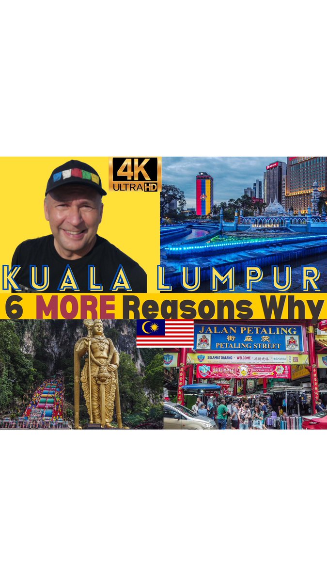 FarEast_Travels's tweet photo. 📣NEW VIDEO!!!
Just dropped-6 MORE Reasons Why Kuala Lumpur, Malaysia is so cool!!! #Travel #kualalumpur #malaysiatrulyasia 
WATCH NOW!!!
👇     👇
https://t.co/1dEiBEI50V https://t.co/nXsGqqIedU
