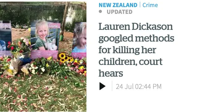 We wanted to believe Lauren Dickason was insane, but she was a murderer: The price of putting metal health on a pedestal | The Daily Blog buff.ly/3YBapVT

#nzpol