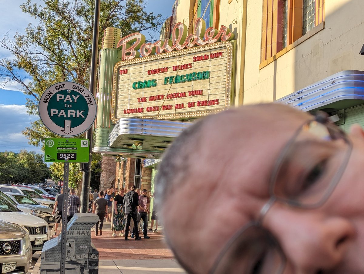 nyghtwolf's tweet photo. Anniversary night at Boulder Theatre to see @CraigyFerg ! https://t.co/umgonUgkeO