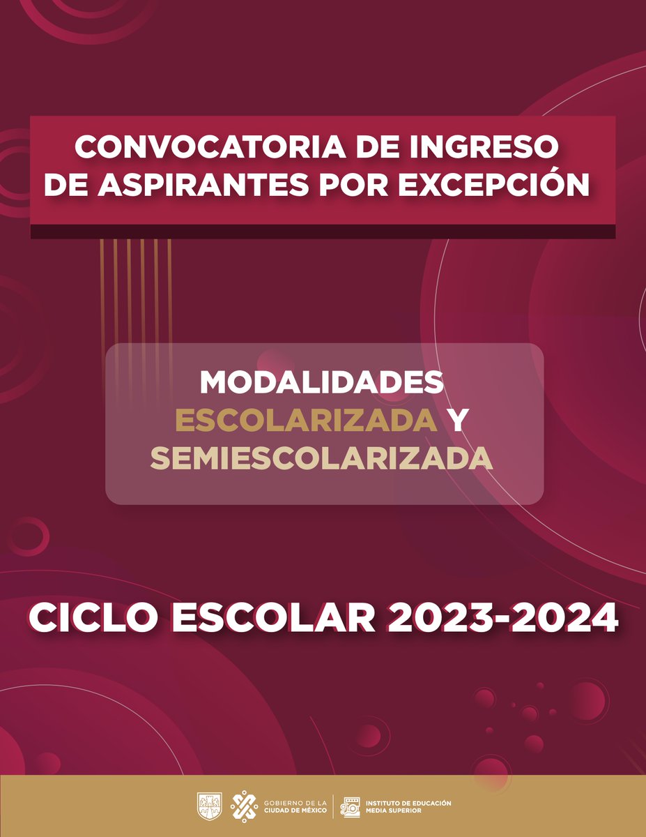 DirPCAzcapo's tweet photo. 📚🎓 ¡Amplía tus horizontes educativos! Participa en la Convocatoria de Ingreso por Excepción al IEMS para el Ciclo 2023-2024. Si concluiste tu Educación Secundaria, esta es tu oportunidad. Regístrate https://t.co/EYGCrFCBF9 #Educación #TrabajamosParaTi  #IEMSCDMX https://t.co/tTCA07aZTp