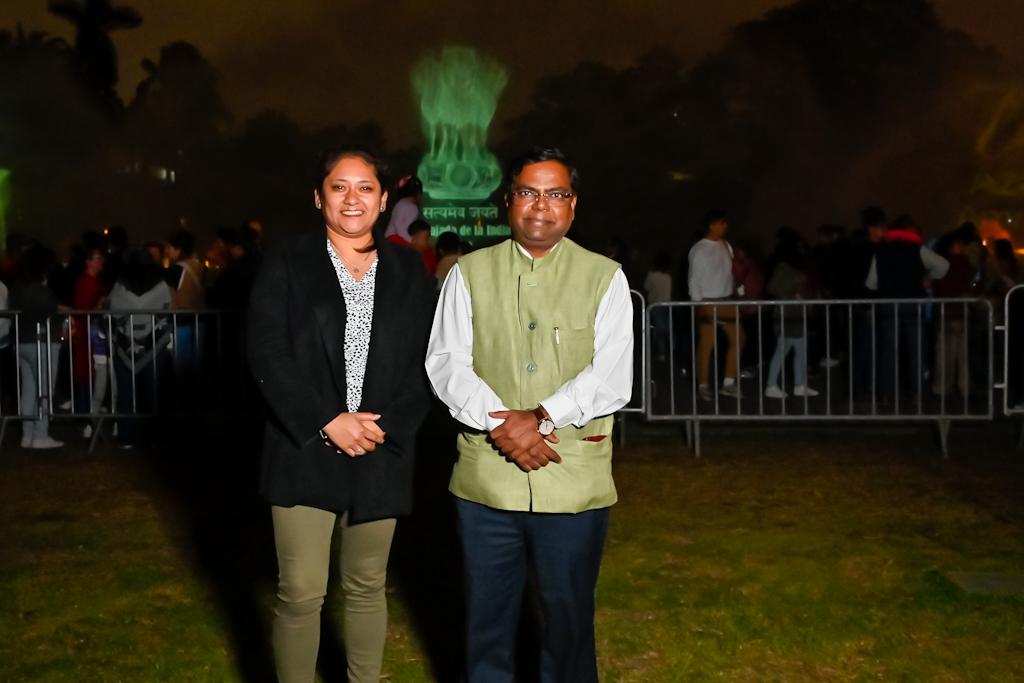 Big Thx 🙏to General Manager &amp; team of Magic Water Park of Lima,🇵🇪 for India's beautiful projection on the occasion of #AzadiKaAmritMahotsav &amp; 60th anniversary of 🇮🇳 🇵🇪 relations 🤝on 17.8.2023 #G20India #IndependenceDayIndia