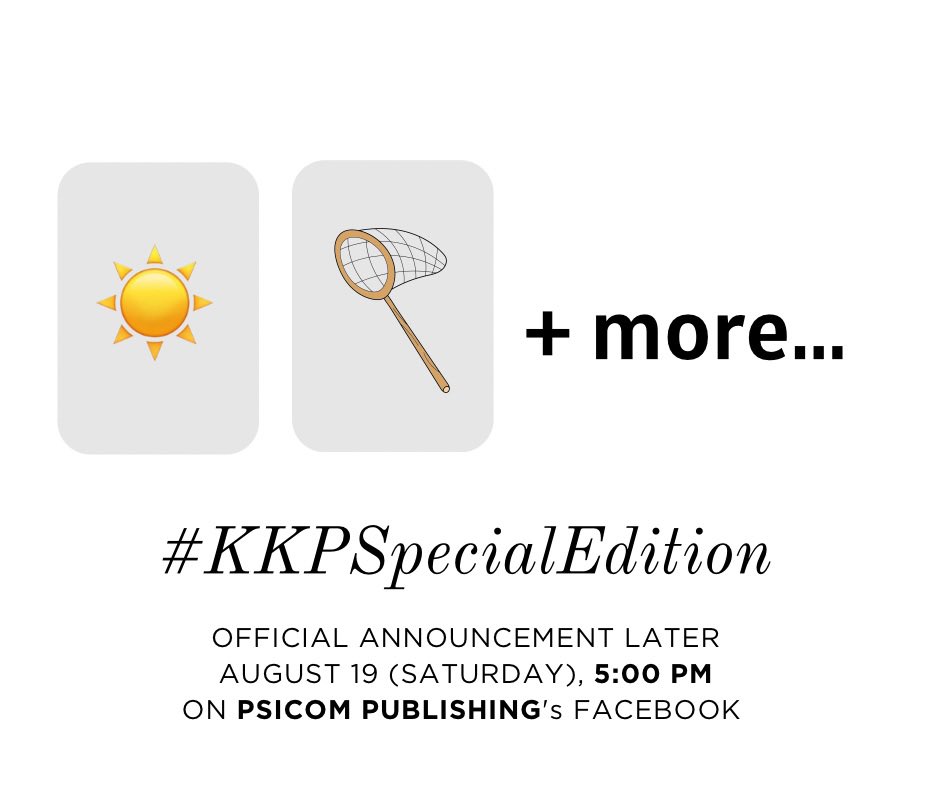 irshwndy's tweet photo. READY NA PARA SA 5:00PM ANNOUNCEMENT MAMAYA 🥹⏰🔔
Where: Psicom Publishing's Facebook 📍 #KKPSpecialEdition #XilFiftIsHere https://t.co/7dohTOuxIH
